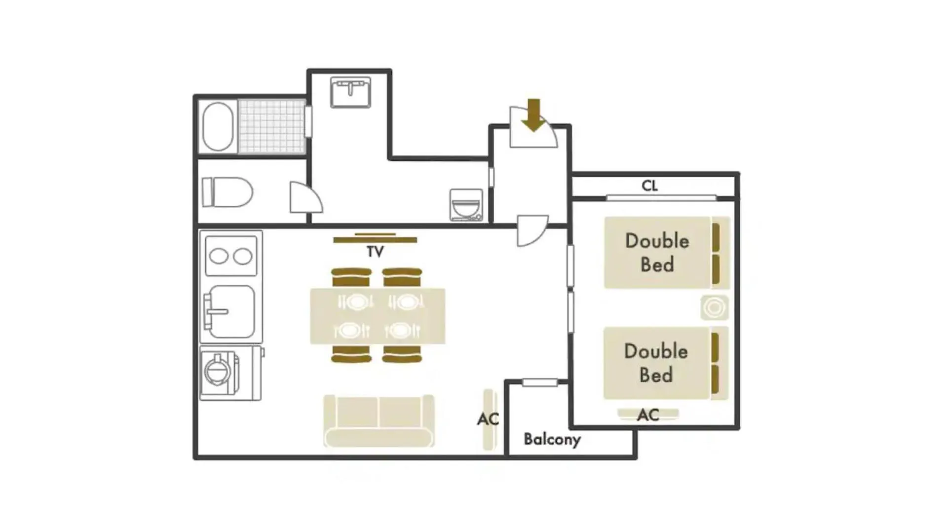 Apartment Gracia Hotel Osaka Japan